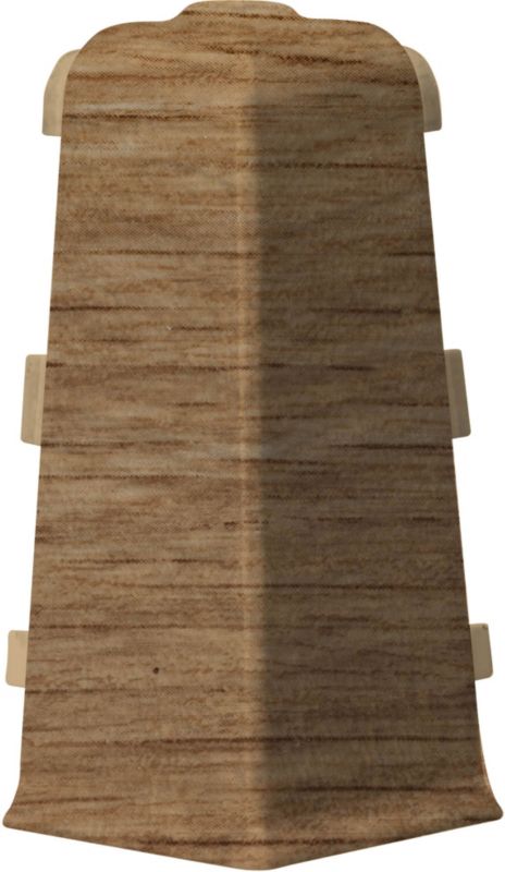 Narożnik zewnętrzny do listwy Arbiton Indo PCV dąb bourbon