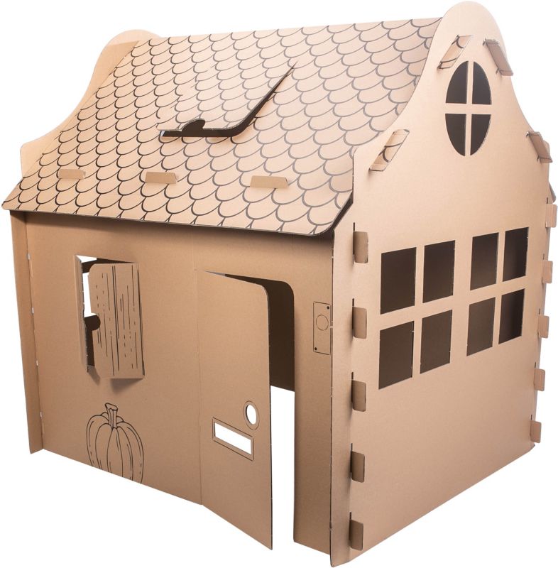 Domek dla dzieci kartonowy