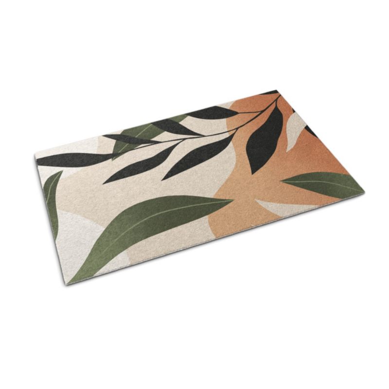 Wycieraczka wewnętrzna Tulup 60x40cm Liście abstrakcja Antypoślizgowa 1 szt.