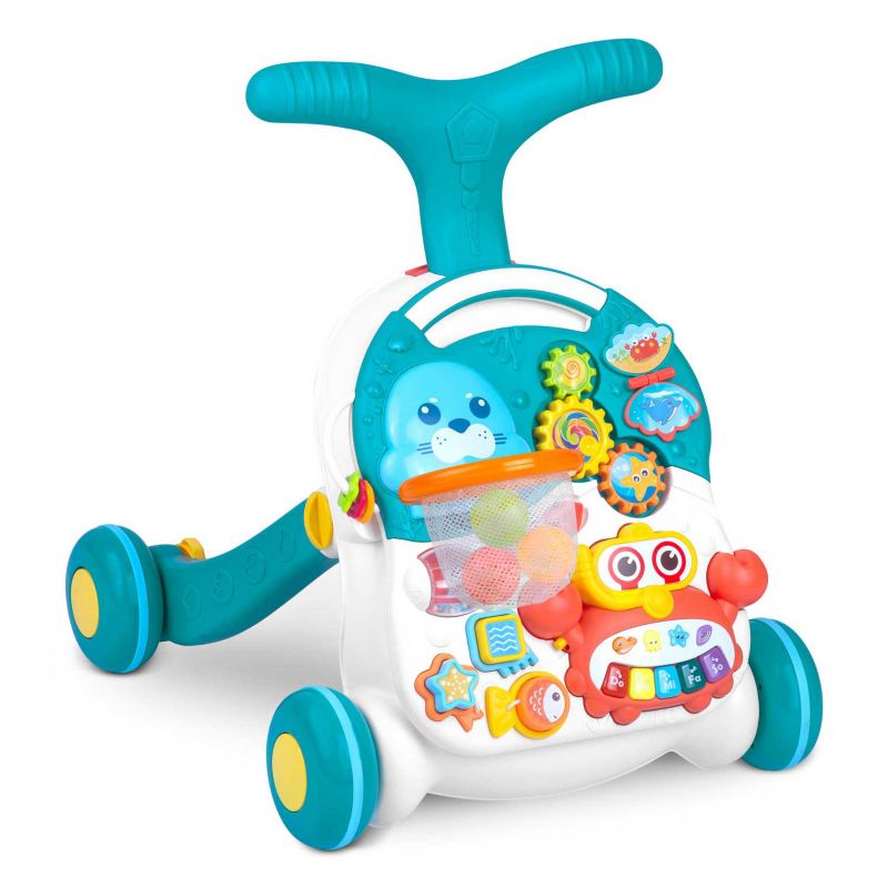 Interaktywny chodzik pchacz Ricokids RK-810 stolik edukacyjny 3w1 dla dzieci 1szt.