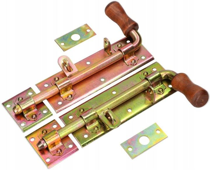 Zasuwa garażowa KOTARBAU rygiel 280 mm prawa i lewa 2 szt.