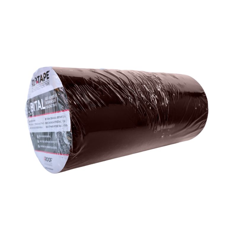 Taśma dekarska bitumiczna 4ROOF IZOTAPE BITAL 300mm 10mb kolor brąz (8017) bardzo elastyczna uszczelniająca 1szt.