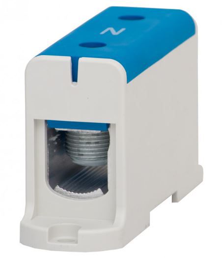 Złączka szynowa F-Elektro 1-torowa 35mm2 - 240mm2 Al/Cu niebieska F2.0288 1szt.