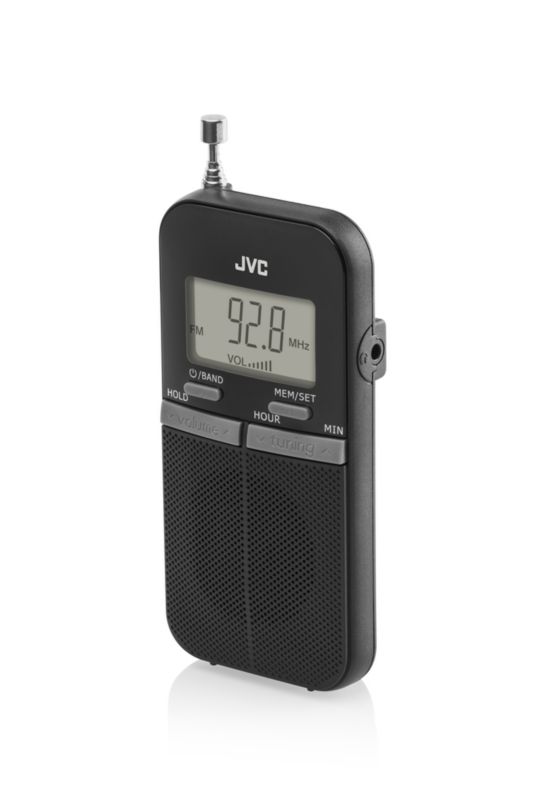 Przenośne radio JVC RA-E411B Czarne 1szt.