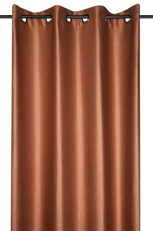 Zasłona Edimbourg STOF pomarańczowa jodełka 140x260 cm 1 szt