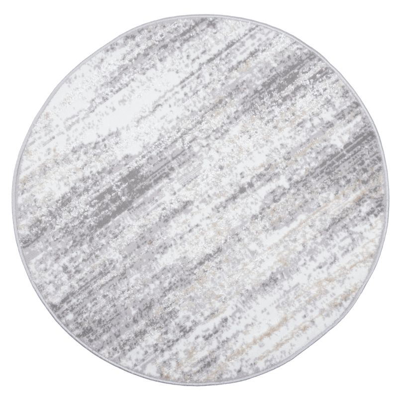 Dywan Multidecor Salamanca 100 cm koło przecierka szara 1 szt.