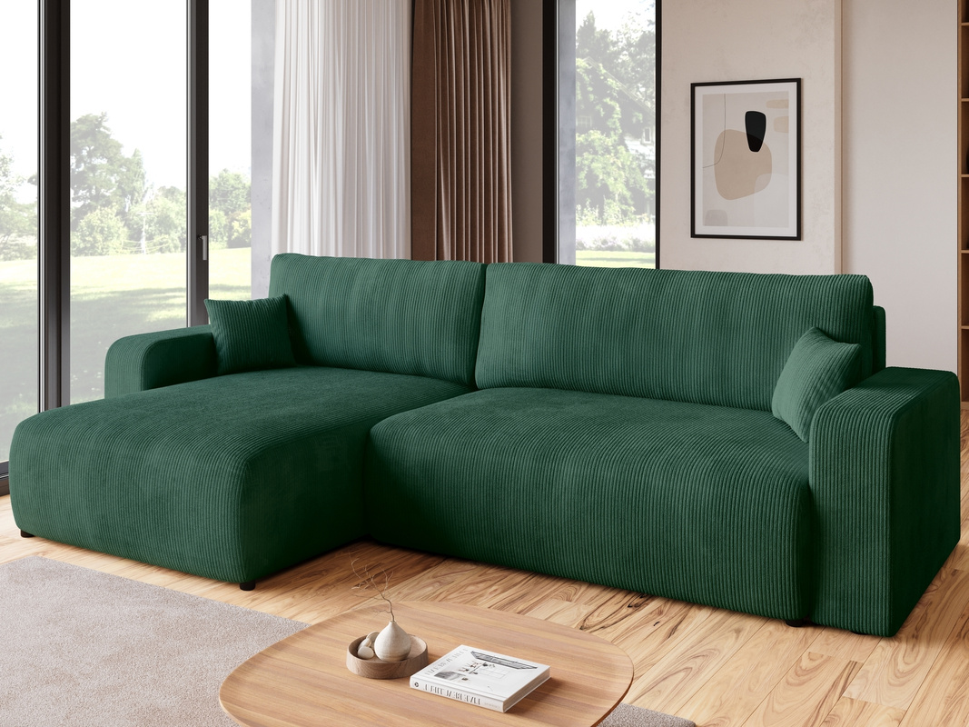 Rogówka z funkcją spania i pojemnikiem do salonu PUMI XL