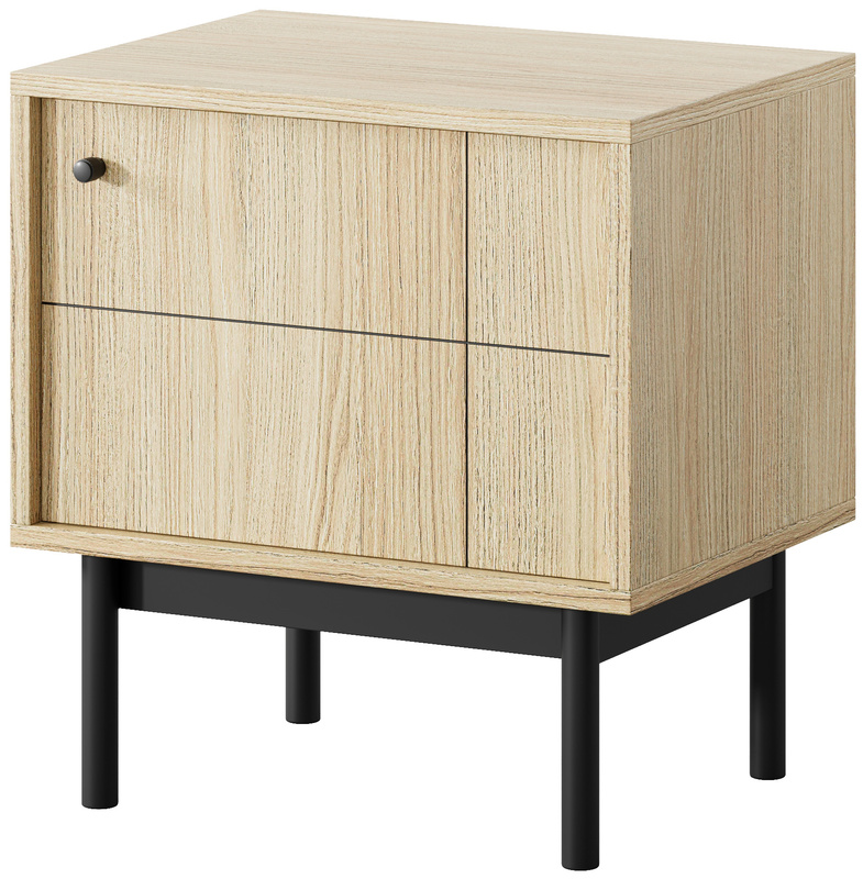 Szafka nocna do sypialni na wysokich nóżkach 54 cm JUVA