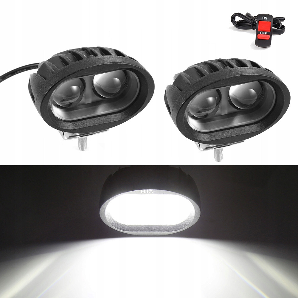 Halogeny motocyklowe podwójny LED KRW20S
