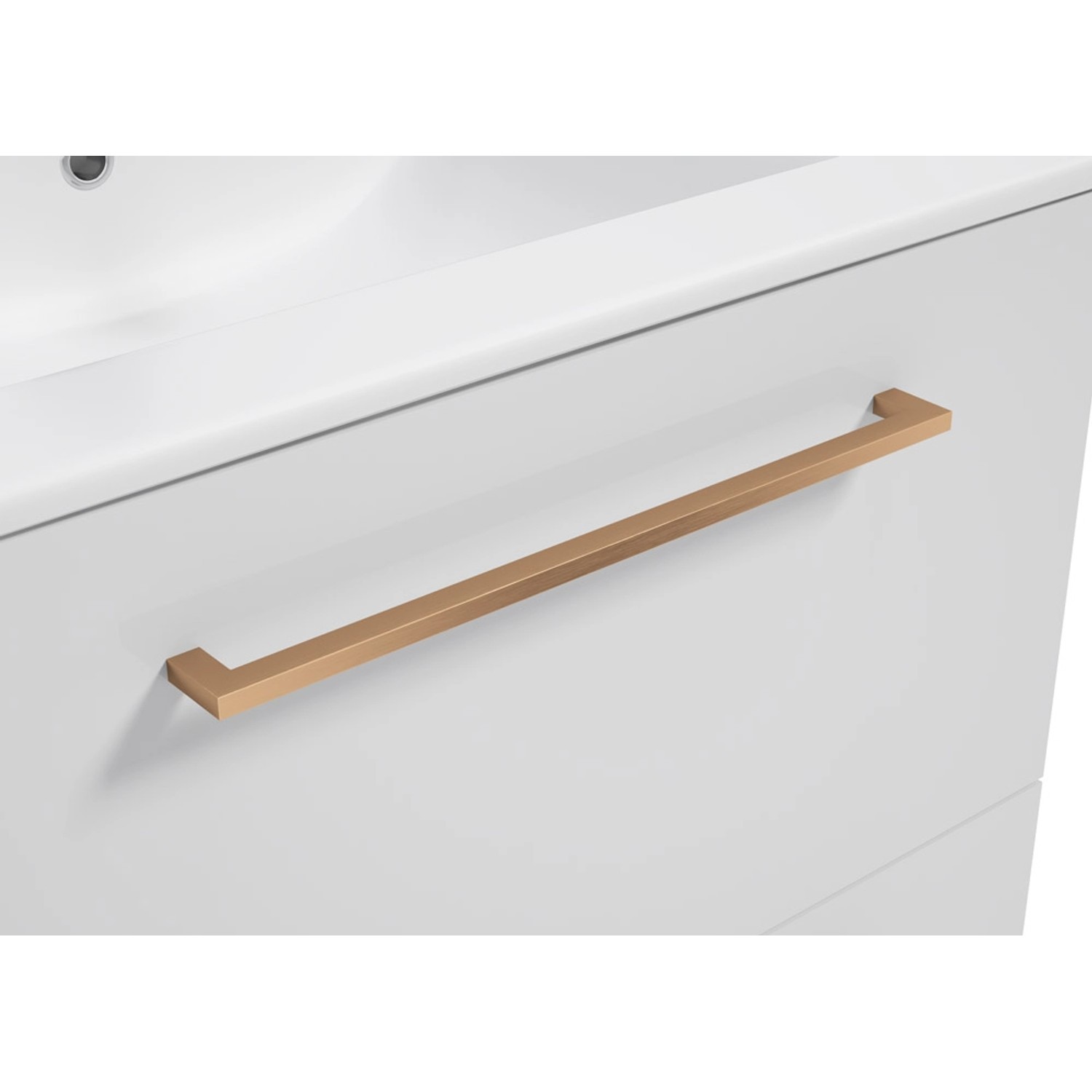 Defra Uchwyt metalowy Metro złota miedź 33 cm