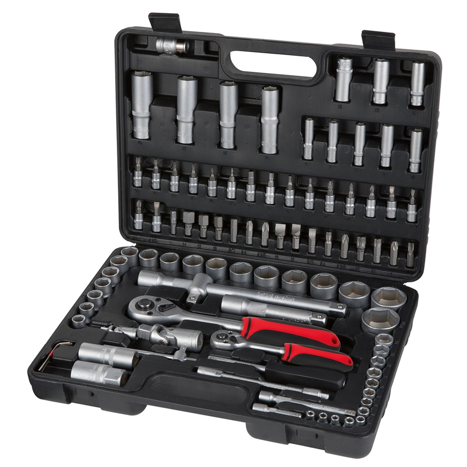 Zestaw nasadek i bitów z grzechotkami 94 szt