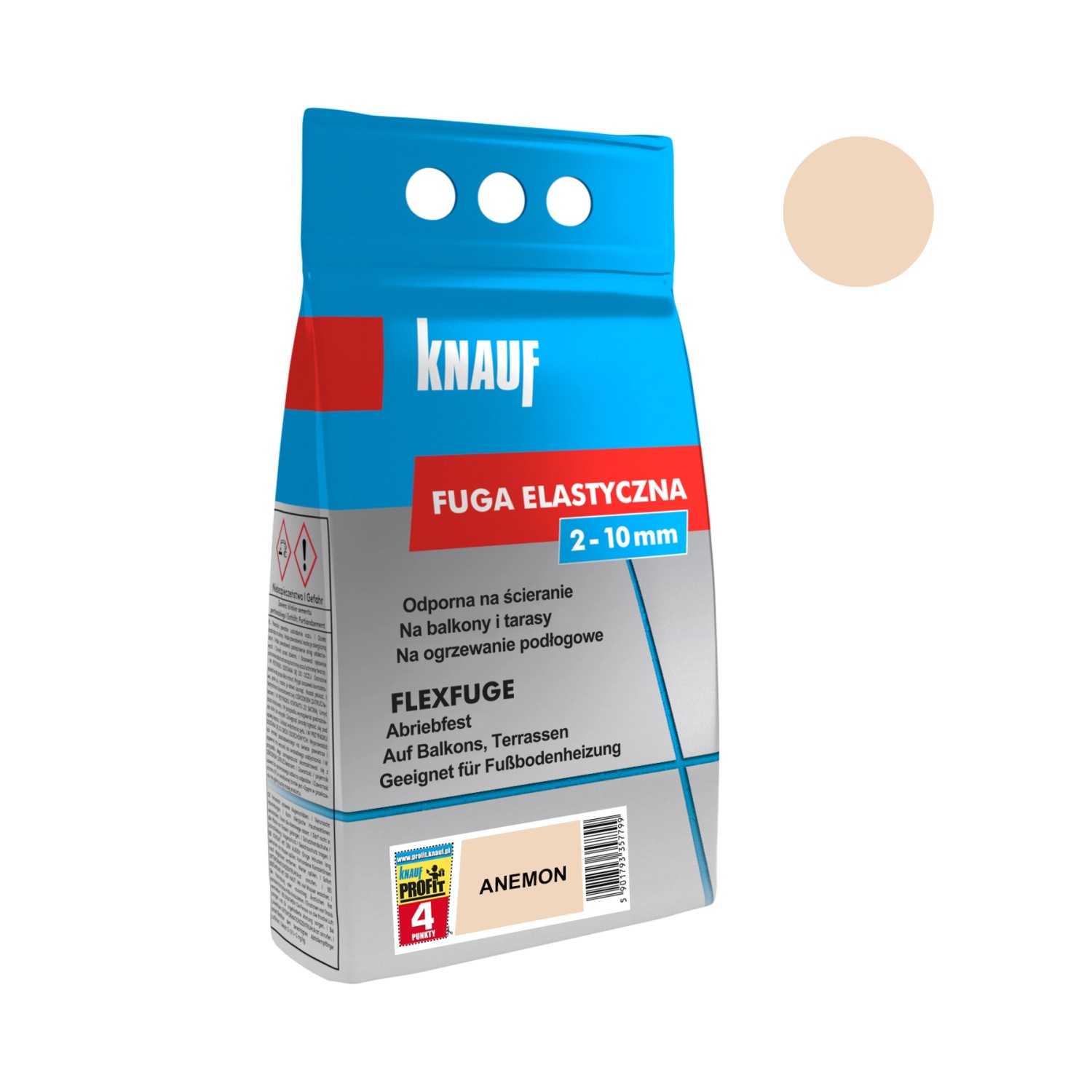Knauf Fuga elastyczna anemon 4 kg