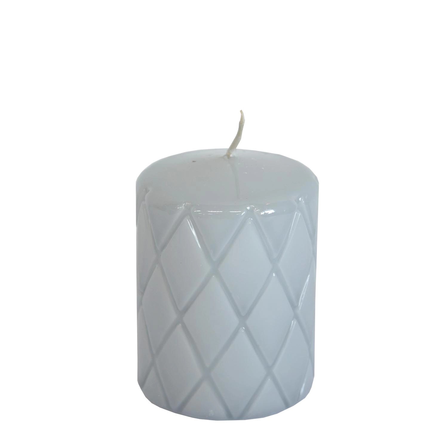 Świeca pikowana kratka - 100 x 70 mm