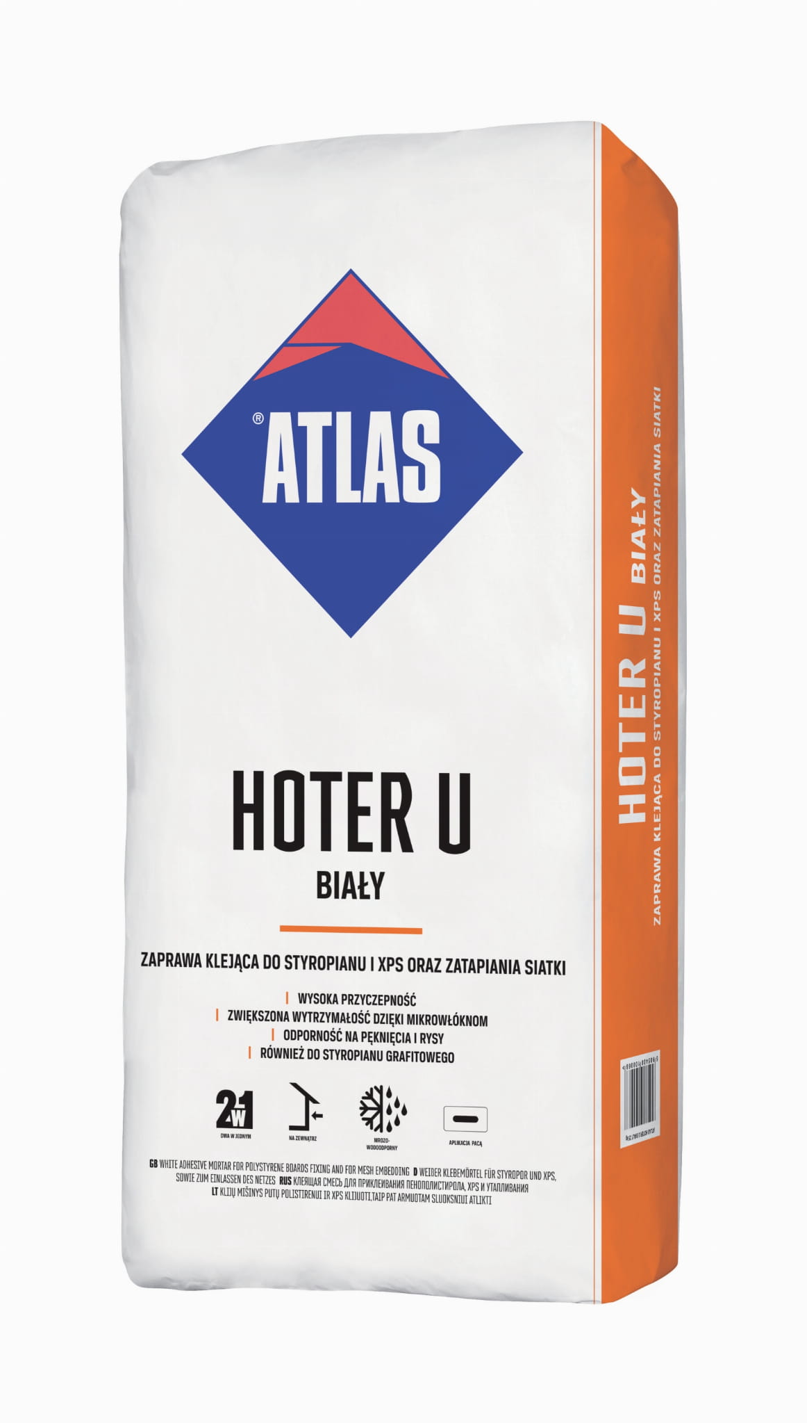 ATLAS HOTER U BIAŁY ZAPRAWA KLEJOWA DO ZATAPIANIA SIATKI