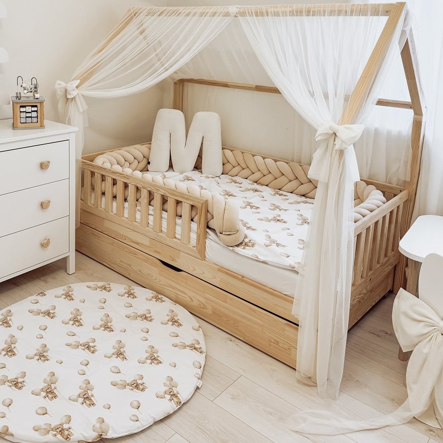 Komplet pościeli Miś Uszatek BW - 100x75 + poduszka 30x40 - Tak