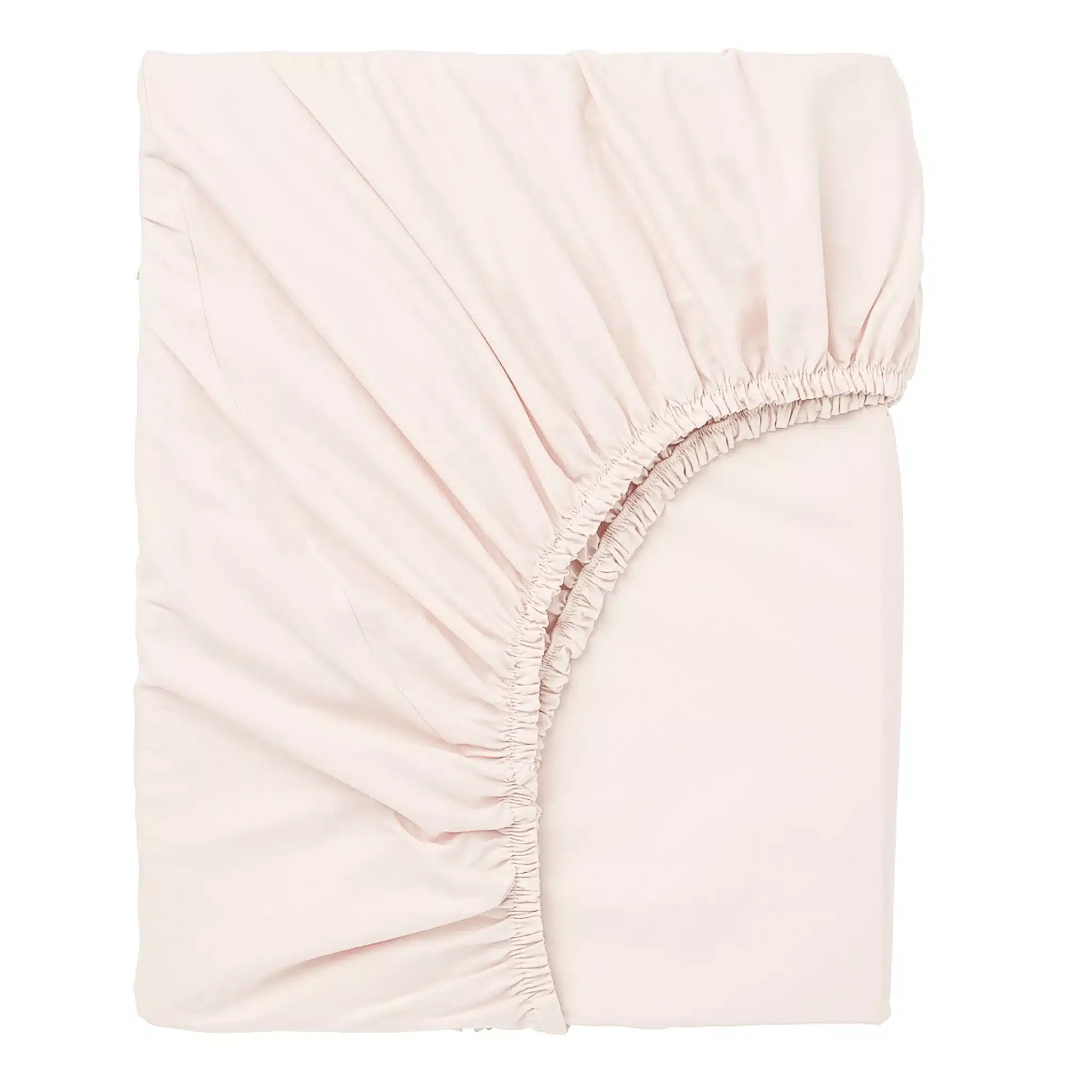 Prześcieradło z gumką gładkie ecru - 80x40