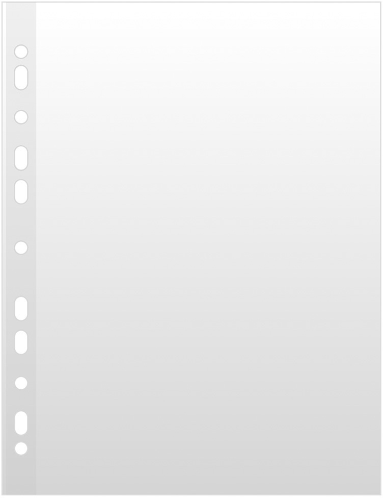 Koszulki krystaliczne Donau, A4, 50μm, 100 sztuk, przezroczysty