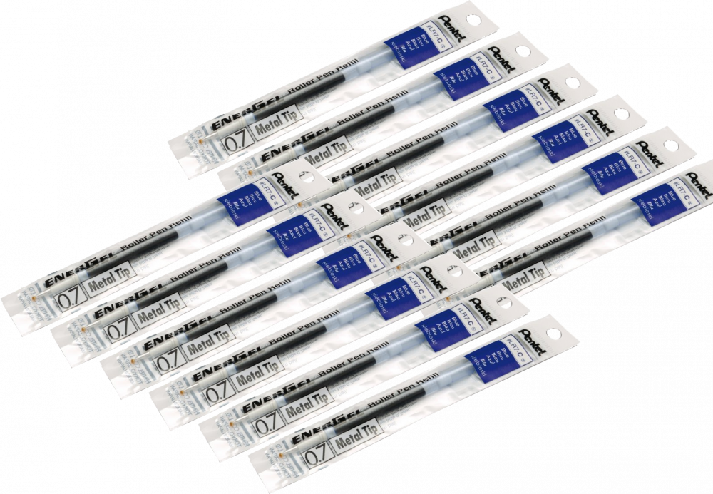 12x Wkład wymienny Pentel EnerGel LR7, 0.7mm niebieski