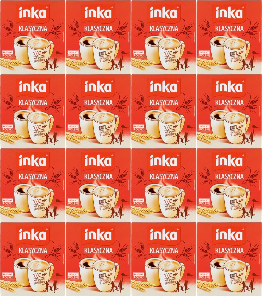 16x Kawa zbożowa Inka klasyczna, karton, 150g