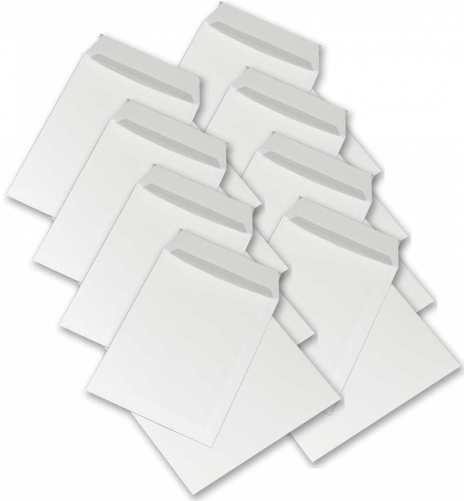 5x Koperta standardowa NC, B4, z paskiem HK, 10 sztuk, biały