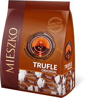 Cukierki Mieszko Trufle Original, rumowy, 260g