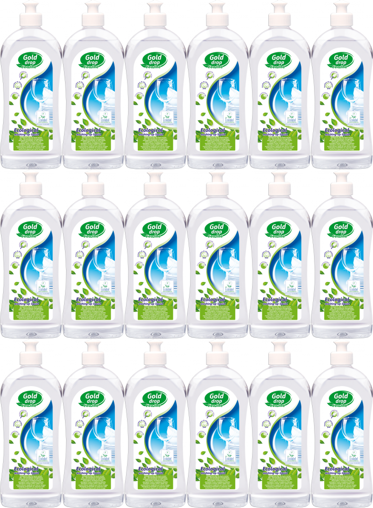 18x Płyn do naczyń Eco Line Gold Drop, 500ml