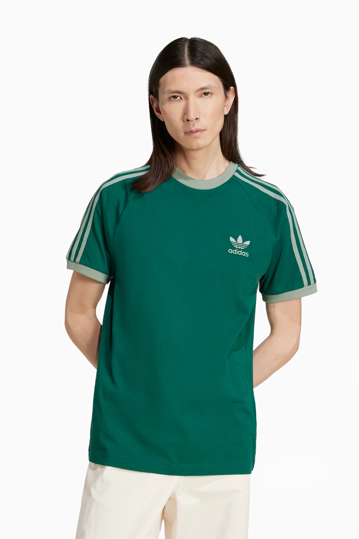 Koszulka adidas Adicolor Classics 3-Stripes - Zielony