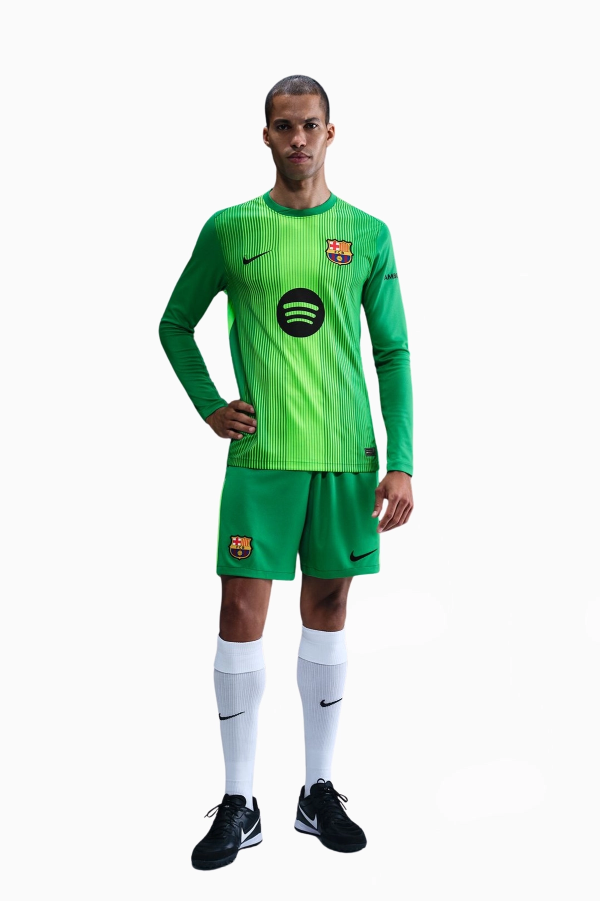 Spodenki Nike FC Barcelona 25/26 Goalkeeper Stadium - Zielony