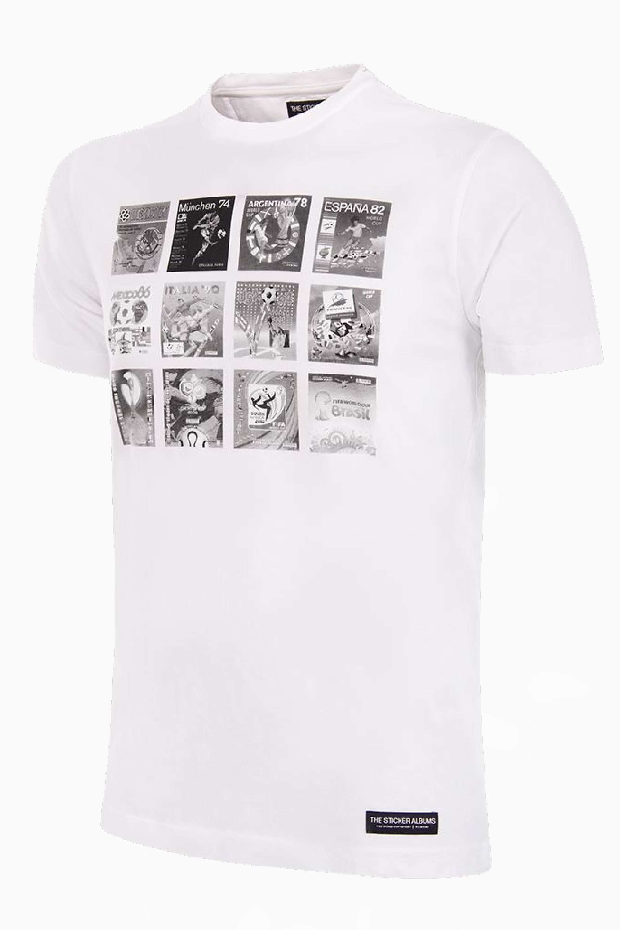 Koszulka Retro COPA World Cup Collage - Biały