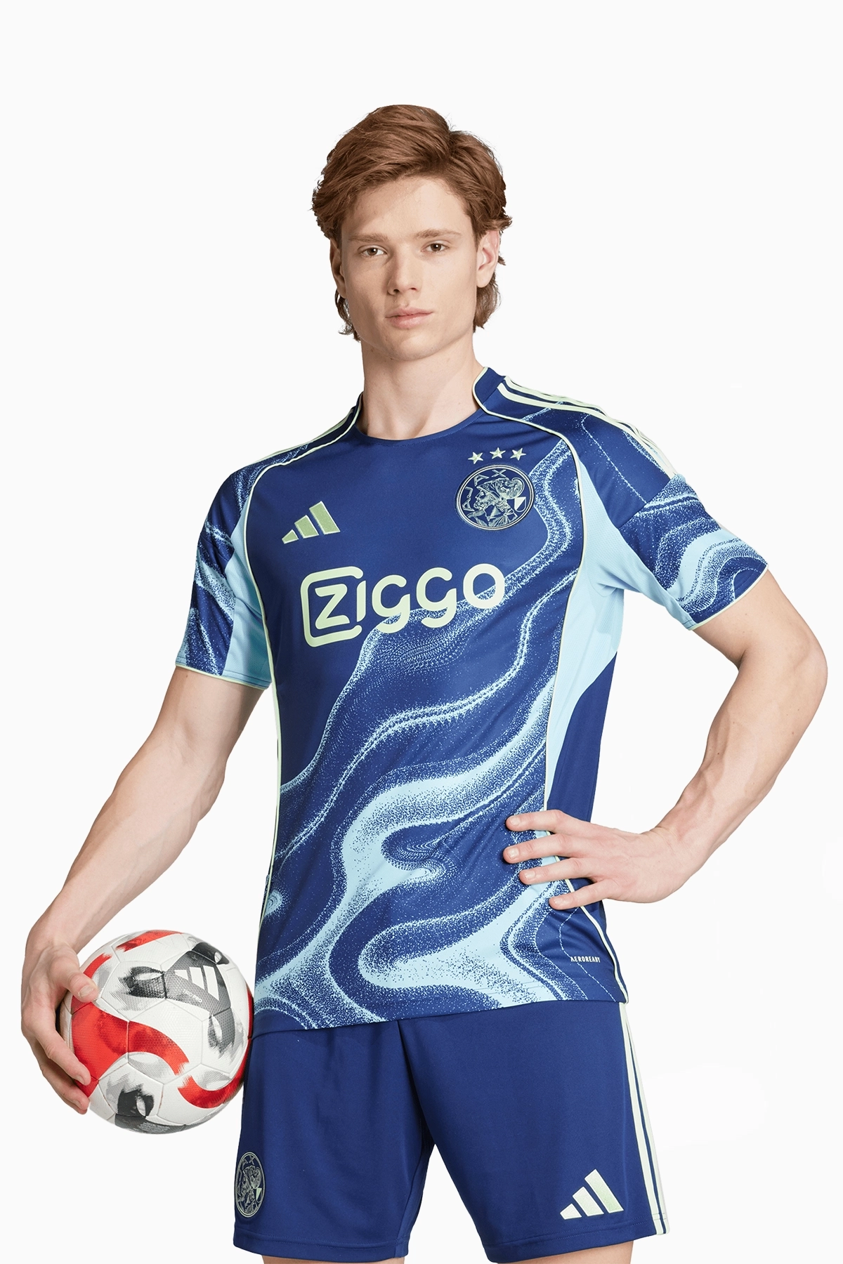 Koszulka adidas Ajax Amsterdam 25/26 Wyjazdowa Replica - Niebieski