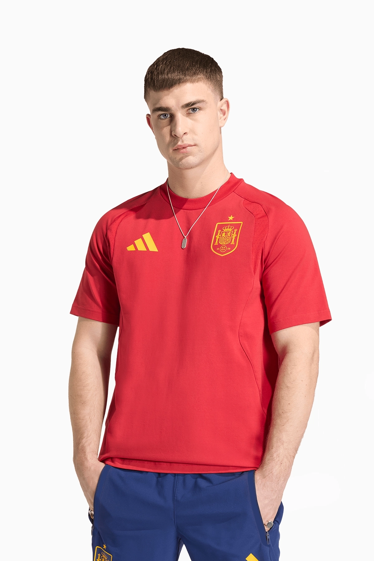 Koszulka Reprezentacji Hiszpanii adidas 2026 Tiro Travel Tee - Czerwony
