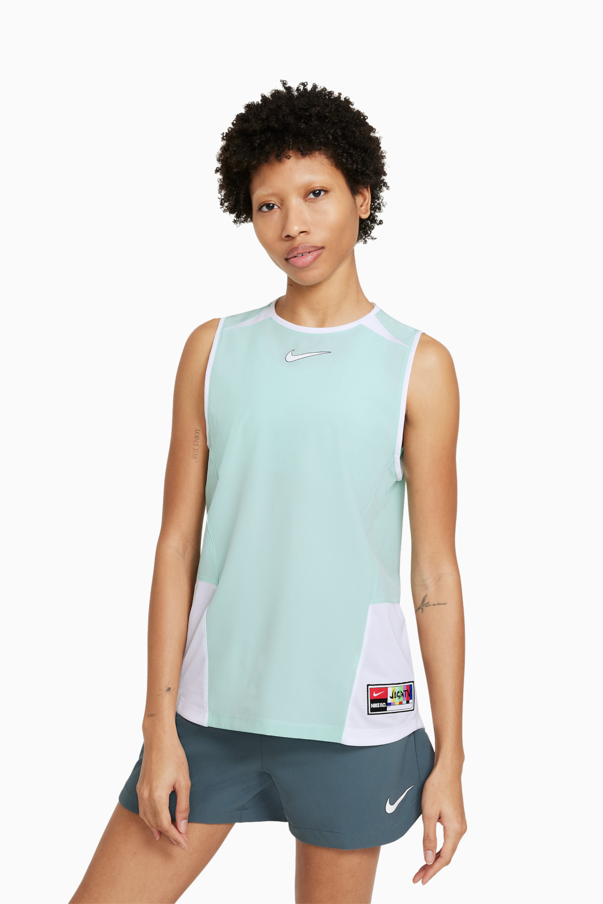 Koszulka bez rękawów Nike F.C. Damska - Zielony