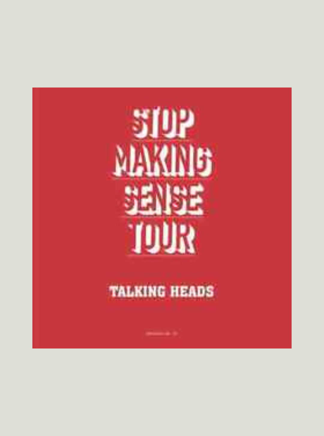 Płyta winylowa Talking Heads - Stop Making Sense Tour 1983 (180g)