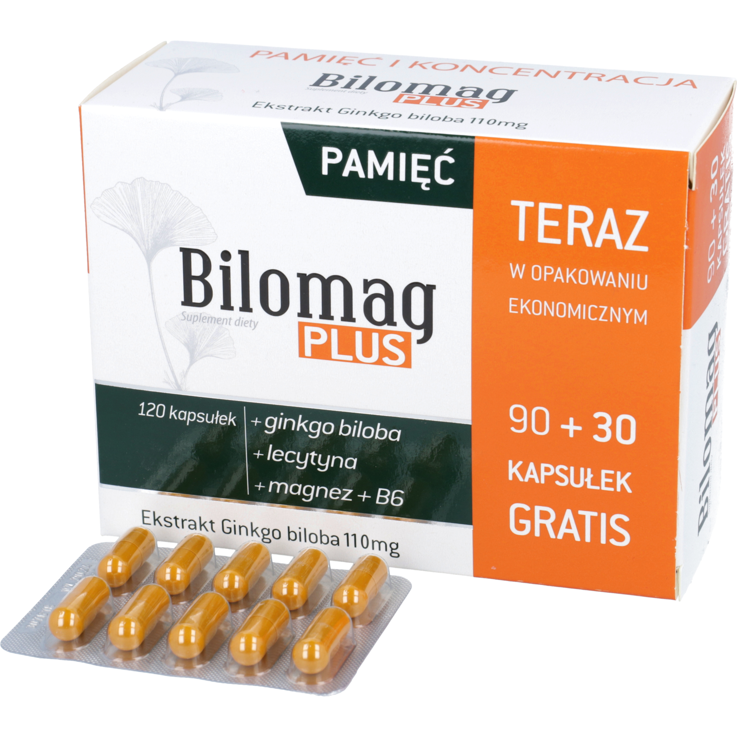 Bilomag plus, 120 kapsułek