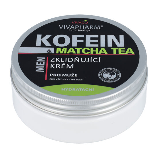 Vivaco - krem dla mężczyzn, kofeina i matcha, 200 ml