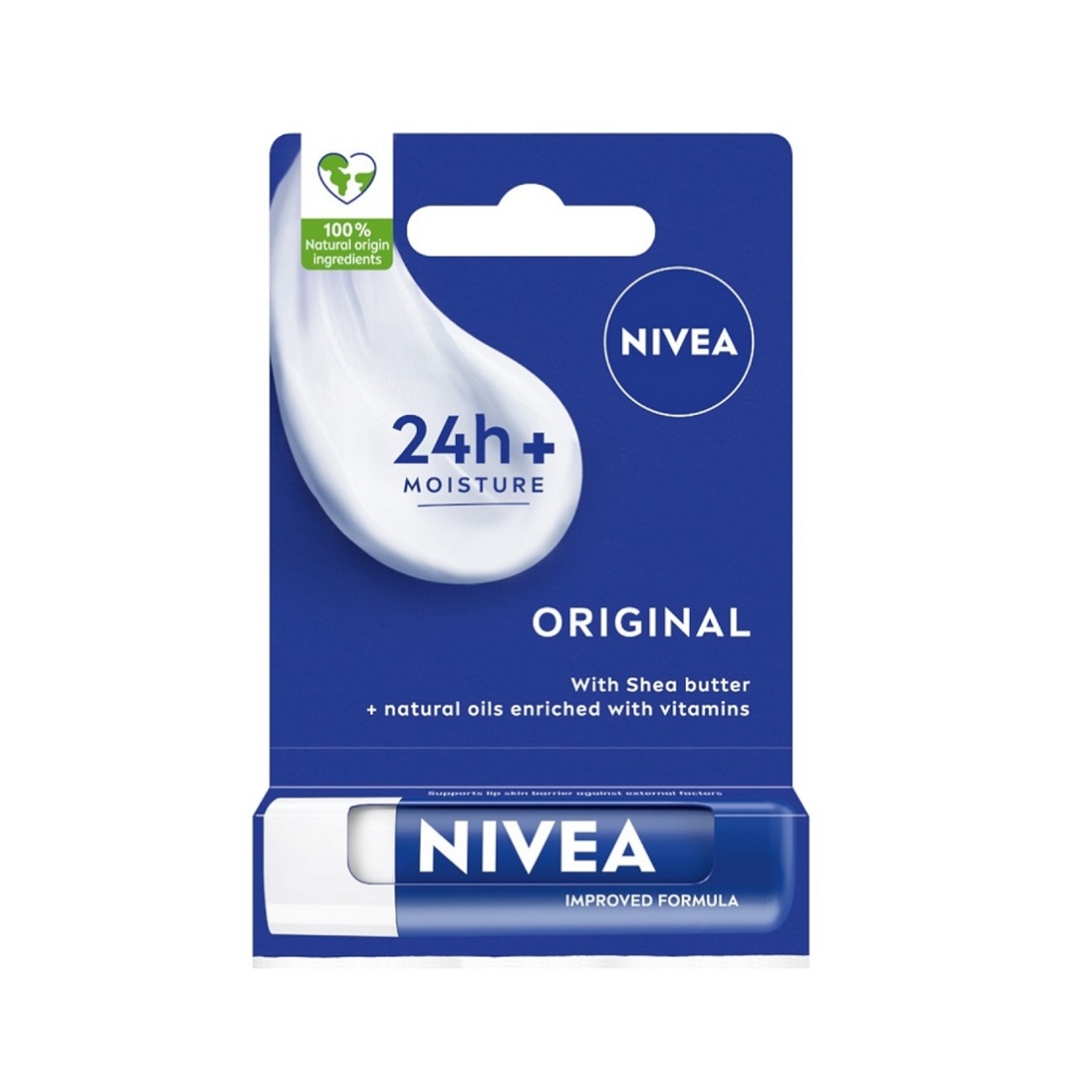 Nivea - original care, pomadka do ust, 4,8 g