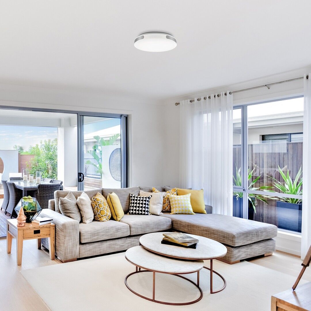 Rabalux Danuta plafon 1x24W LED biały/chrom 71085