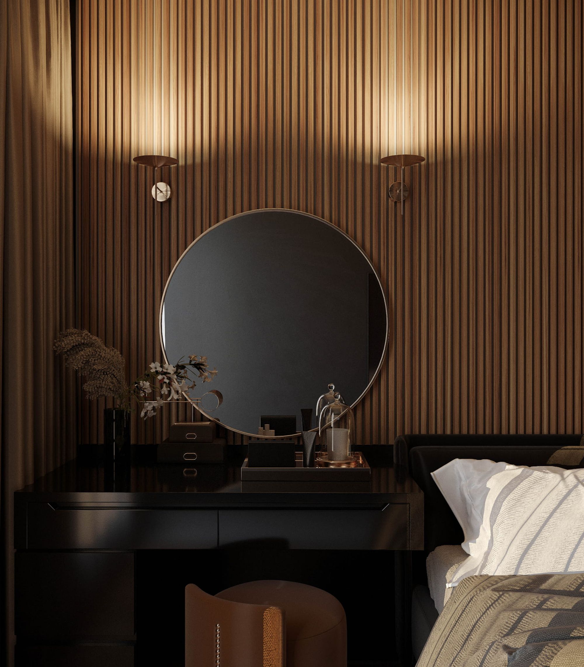 MaxLight Hana kinkiet 1x6W LED złoty W0304