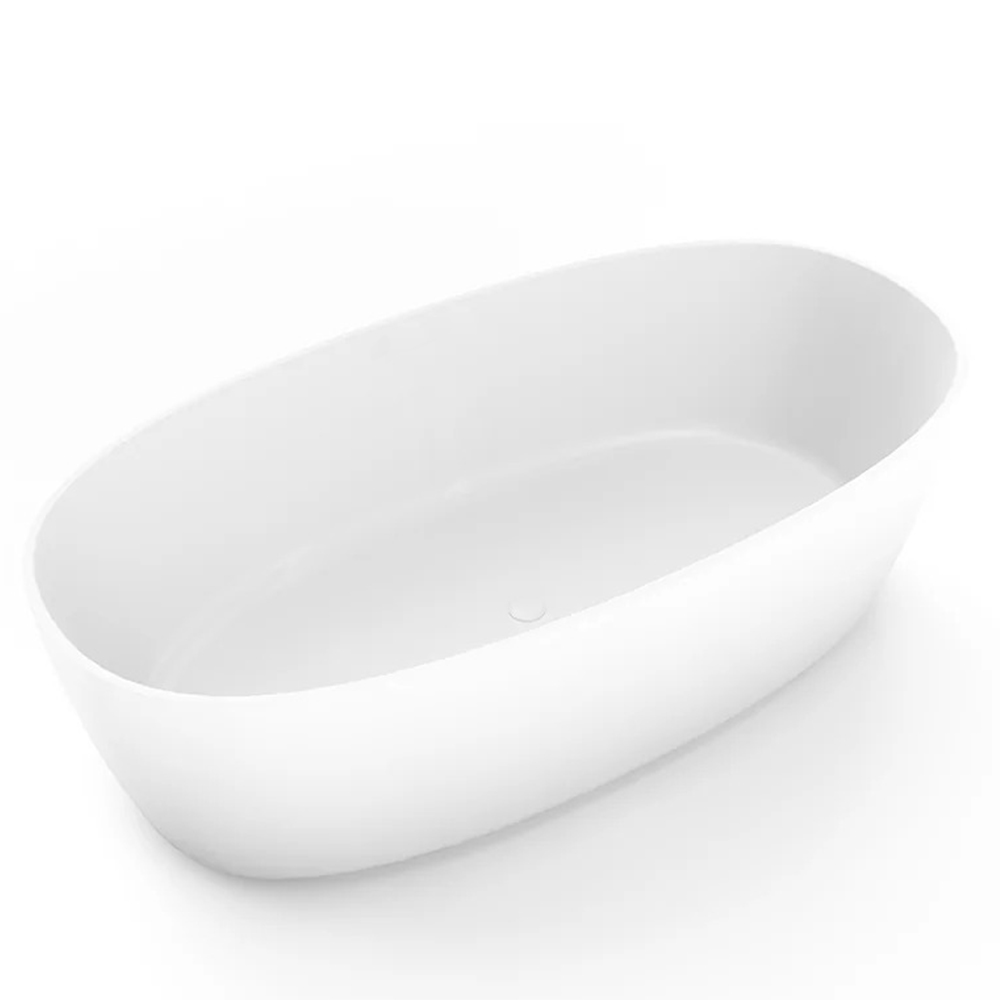 Cristalstone Separado wanna wolnostojąca 180x90 cm owalna biała CINCO180BEZPRZELEWU