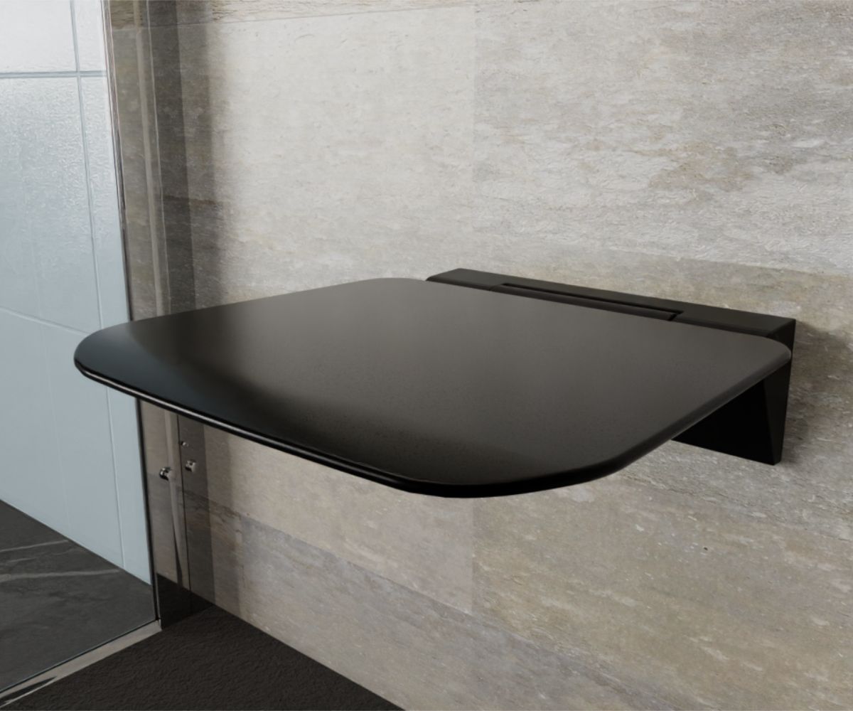 Excellent Seduro Premium siedzisko prysznicowe czarne DOEX.SP365.306.BL - Wysyłka w 24h