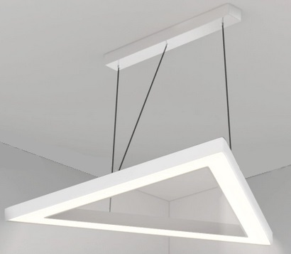 zoomLED Trójkąt lampa wisząca 1x75W biała