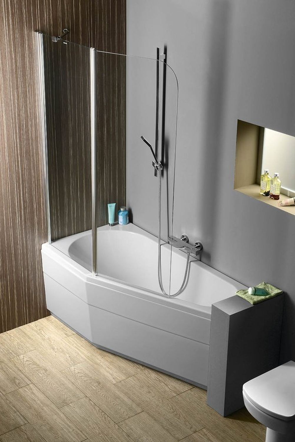 Polysan Tigra wanna narożna 150x75 cm lewa biała 72928