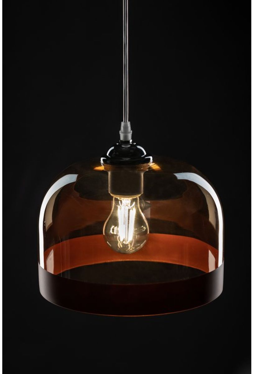 GTV Lati lampa wisząca 1x40 W bursztynowa OS-LATI-43-DEC