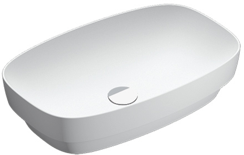 Catalano Green umywalka 60x38 cm owalna wpuszczana-nablatowa biała 0624600021