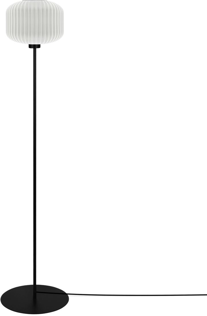 Kaja Sparta lampa stojąca 1x15 W biała-czarna K-5645