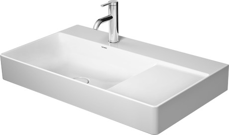 Duravit DuraSquare Compact umywalka 80x47 cm meblowa prostokątna biała 2348800041