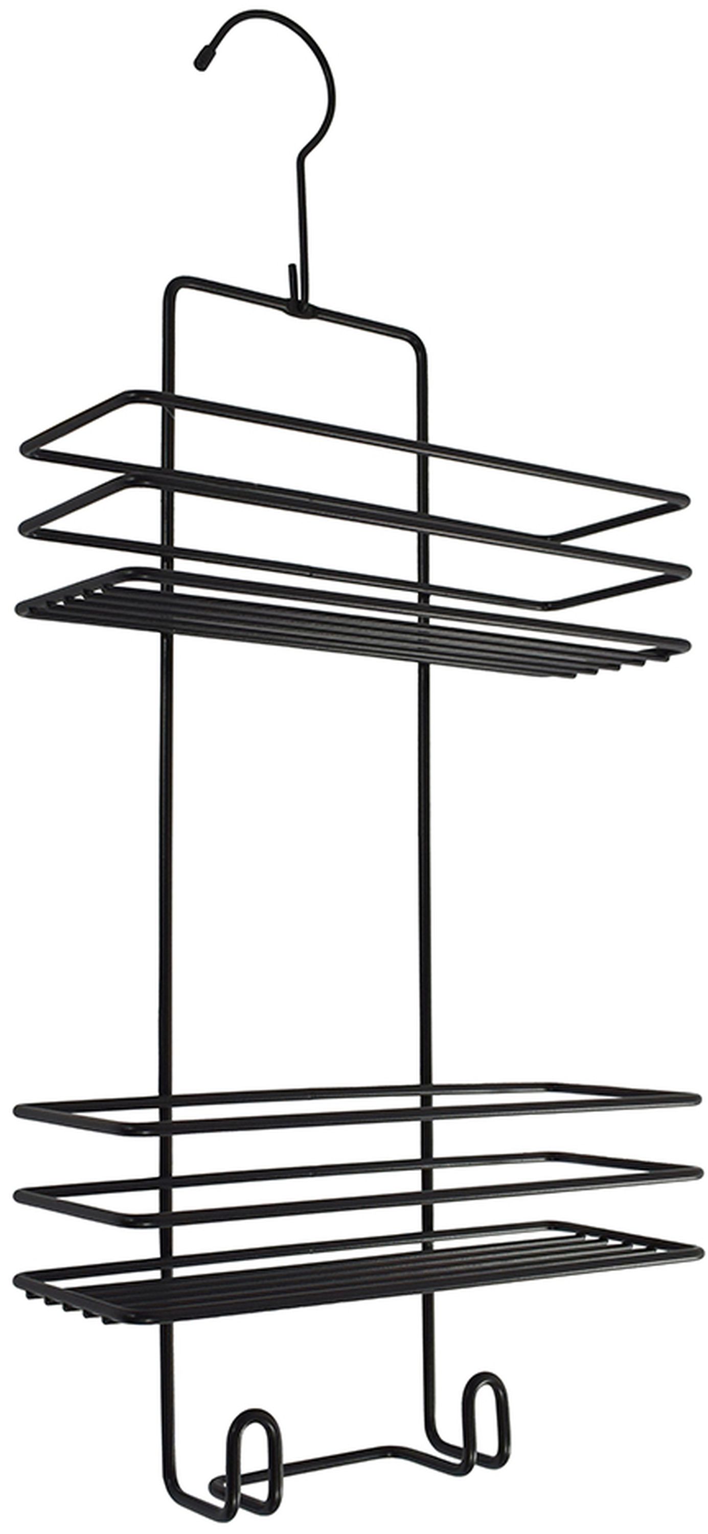 Sepio półka łazienkowa 23 cm podwójna czarna 10POLLAHABL2P - Wysyłka w 24h