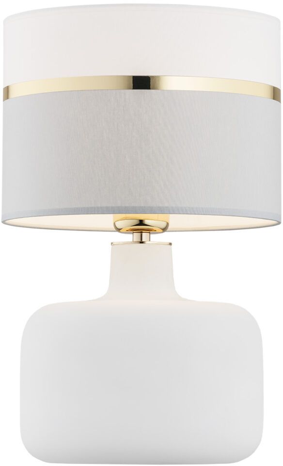 Argon Beja lampa stołowa 1x15W LED biały/złoty/mosiądz 4361
