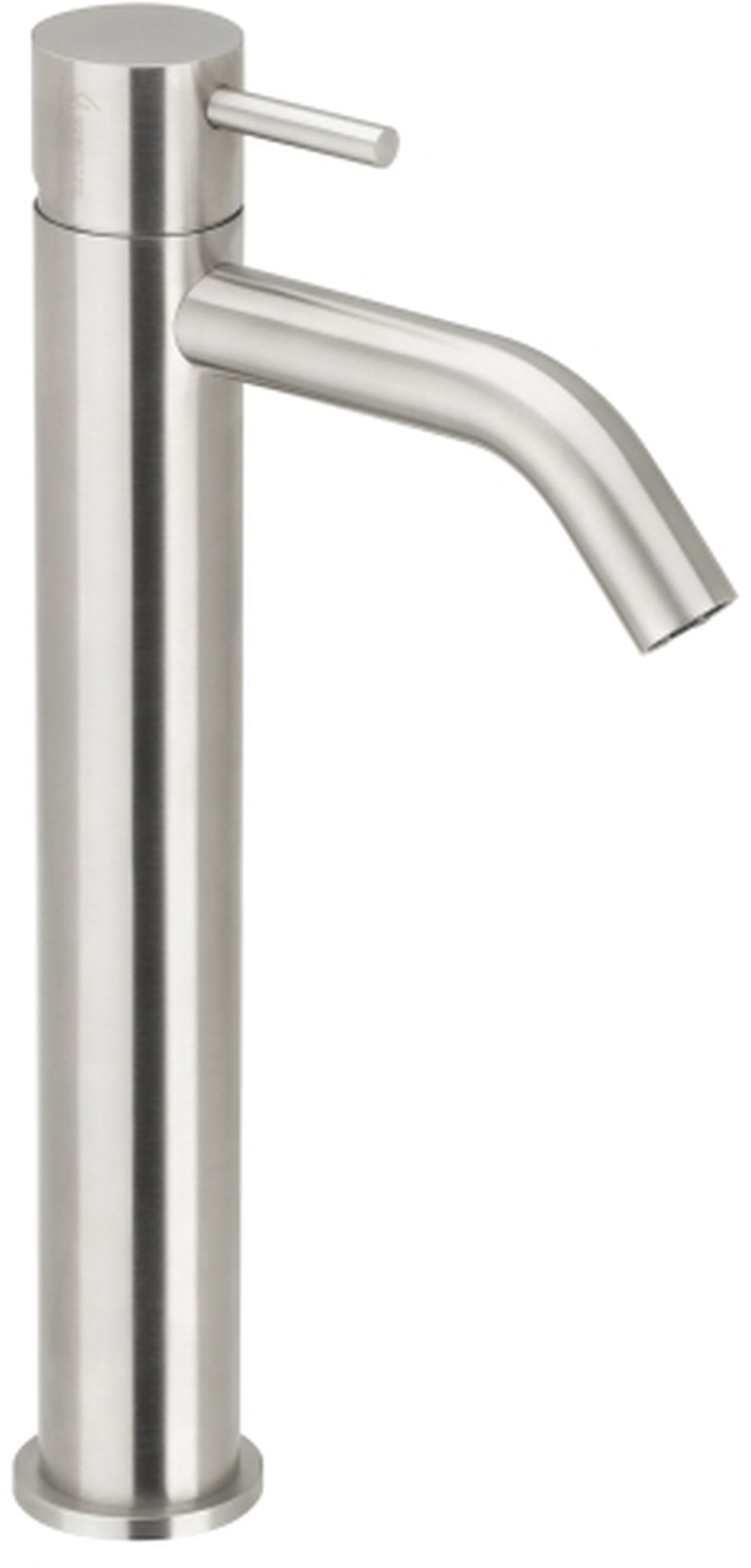 Herzbach Deep iX bateria umywalkowa stojąca wysoka stal szczotkowana 28.203420.2.09