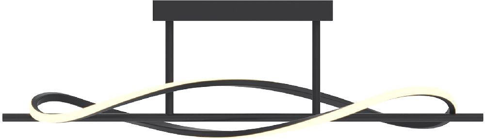 Zuma Line Domenico lampa podsufitowa 1x27 W czarna MX3544-1-3BT